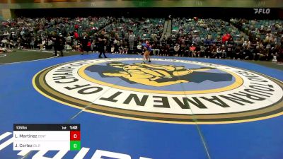 105 lbs Quarterfinal - Luna Martinez, Centralia vs Jaelle Cortez, Gilroy