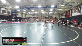 165 lbs Quarterfinal - Jared Williams, College Of Redwoods vs Munther Saleh, Sacramento City College