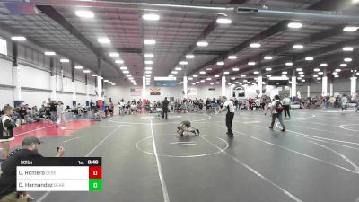 50 lbs Rr Rnd 2 - Coen Romero, Desert Dogs WC vs Dominic Hernandez, Bear Wrestling Club