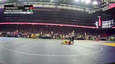 D3-126 lbs Champ. Round 1 - Mackey McClelland, Yale vs Evan Fradette, Cheboygan