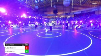 54 lbs Consi Of 8 #2 - Ayven Sanders, Southwest Hammers vs Harvey Allgood, Big Dog Grappling Academy