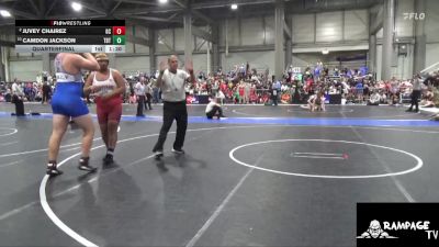 285 lbs Quarterfinal - Camdon Jackson, Topeka Blue Thunder vs Juvey Chairez, Garden City
