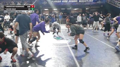 106 3A Quarterfinal - Sebastian Rodriguez, Harmony vs Jacob Hald, Flagler Palm Coast