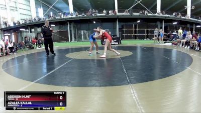 102 lbs Round 1 (4 Team) - Addison Hunt, Texas vs Azalea Kallal, Minnesota