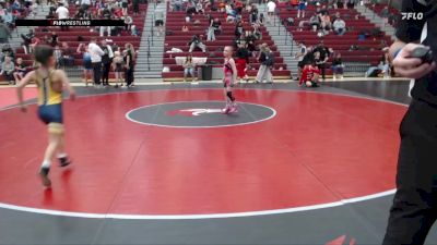 62-66 lbs Round 2 - Sawyer Eldred, Grizzly Wrestling Club vs Emily DeLeon, Fighting Squirrels Wrestling Club