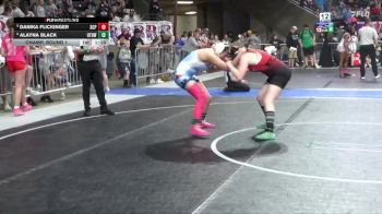 140 lbs Champ. Round 1 - Danika Flickinger, South Central Punisher vs Alayna Black, U Town Hammers Wrestling