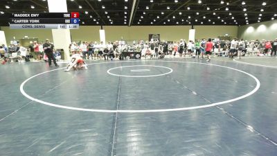 126 lbs Cons. Semis - Maddex Ewy, Tonkawa vs Carter York, Ozark High School