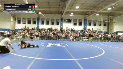 138 lbs Consolation - Elena Thomas, Carver vs Jaymie Last, Framingham