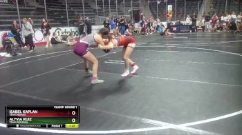 106 lbs Champ. Round 1 - Alyvia Ruiz, Team Montana vs Isabel Kaplan, Team Indiana