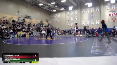 157 lbs Cons. Round 6 - Bronek Snizaski, Eastside vs Keshawn Dixon, Fort Campbell