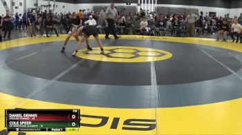 119 lbs Quarterfinals (8 Team) - Daniel Dennis, Steller Trained vs Cole Speer, CP Wrestling Academy