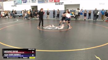 165 lbs Quarterfinal - Anthony Payne, Soldotna Whalers Wrestling Club vs Alex Marx-Beirely, Juneau Youth Wrestling Club Inc.