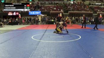 152 lbs Cons. Round 2 - Colton Seger, Team Champs vs Beau Wood, Unattached