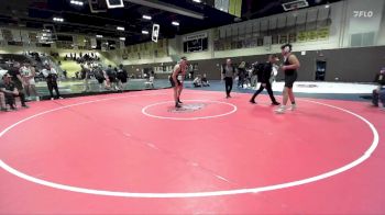 215 lbs Quarterfinal - Michael Baeza, San Dimas vs Anthony Campbell, Gilbert