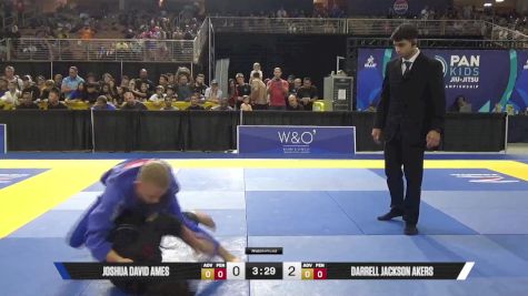 Darrell Jackson Akers vs Joshua David Ames 2025 Pan Kids Jiu-Jitsu IBJJF Championship