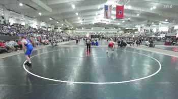 150 lbs Semis & 1st Wb (8 Team) - Kellen Sanders, Cleveland High School vs Cayden Robinson, Knoxville Halls High School