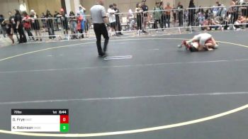 72 lbs 5th Place - Devin Frye, Eastern Oregon Elite vs Kyler Robinson, Shootbox WC