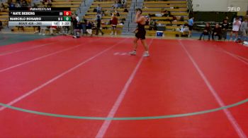 285 lbs Semifinal - Marcelo Rosario, Iowa Central Community College vs Nate Beberg, UNATTACHED