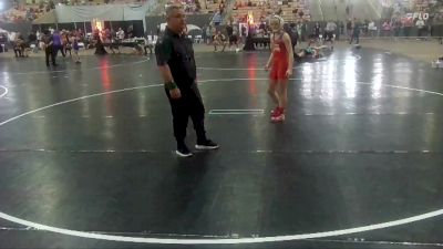 121 lbs Quarterfinal - Gracelyn Martin, Ground Zero Wrestling Club vs Harlee Naegele, Slingshot Wrestling Club