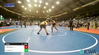 200 lbs Consi Of 4 - Emma Bomboy, Coweta Tiger Wrestling vs Elecktra Locust, Sallisaw Takedown Club