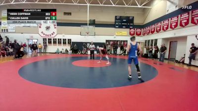 150 lbs 3rd Place Match - Cullen Davis, Upton vs Keen Coffman, Niobrara County