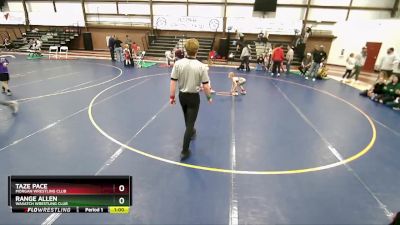 55 lbs 3rd Place Match - Range Allen, Wasatch Wrestling Club vs Taze Pace, Morgan Wrestling Club