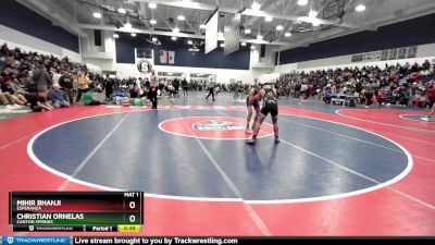 120 lbs Cons. Round 2 - Mihir Bhanji, Esperanza vs Christian Ornelas, Canyon Springs