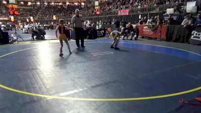 70 lbs Quarterfinal - Sebastian Shine, Latrobe vs Braxon Crook, Greenville