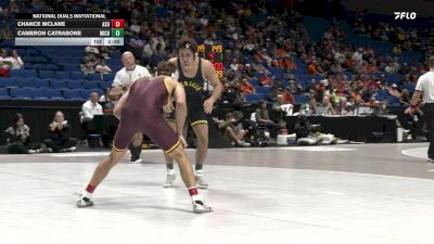 157 lbs Round 1 (16 Team) - Chance McLane, Arizona State vs Cameron Catrabone, Michigan