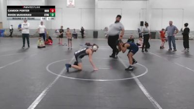 76 lbs Round 6 (8 Team) - Camden Porter, Neighborhood Wrestling vs Rihon Mukherjee, CTWHALE Green