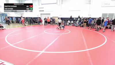 126 lbs 3rd Place - Paityn Clower, WV Lunatics-MS vs Zoe Sykes, Front Royal WC-MS