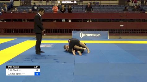 Doris Rivera-Black vs Donia Elise Spott 2024 Pan IBJJF Jiu-Jitsu No-Gi Championship