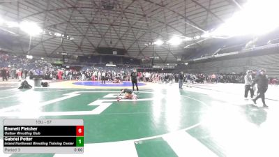 87 lbs 1st Place Match - Payton Soto, Sunnyside Ironman Wrestling vs Khloe Morrow, Mat Demon Wrestling Club