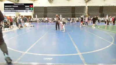 101 lbs Rr Rnd 6 - Gregory Parani, Warhawks Wrestling Black vs Reed Lynch, CTWhale