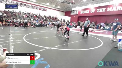 70 lbs Consi Of 4 - Ty Burns, Morrison Takedown Club vs Kloe Routledge, Husky Wrestling Club