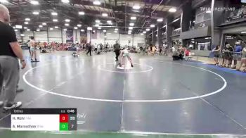 100 lbs Rr Rnd 2 - Hunter Rohr, Felix Wrestling Academy vs Alonzo Moroschan, Forge Wrestling Club