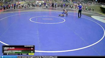 98 lbs Quarterfinal - Uriah Allen, NWWC vs Gerardo Rodriguez, Hillsboro Mat Club