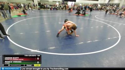 126 lbs Champ. Round 4 - Riddick Variano, Illinois vs Jaxson Scott, Kansas City Training Center