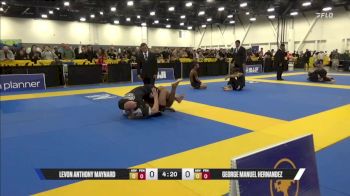 George Manuel Hernandez vs LeVon Anthony Maynard 2025 World IBJJF Jiu-Jitsu No-Gi Championship