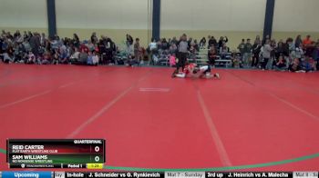 120 lbs Quarterfinal - Reid Carter, Flat Earth Wrestling Club vs Sam Williams, No Nonsense Wrestling