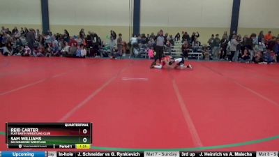 120 lbs Quarterfinal - Reid Carter, Flat Earth Wrestling Club vs Sam Williams, No Nonsense Wrestling