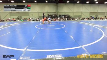 120 lbs Semifinal - Kelcie Avallone, Super Girls 7-12 vs Erin Marquez, Best Trained 7-12 USA