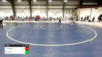 149 lbs Round Of 16 - Luke Temple, Springfield vs Colby Frost, Southern Maine