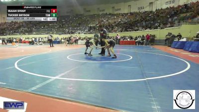 88 lbs Consi Of 32 #2 - Isaiah Stout, F-5 Grappling vs Tucker Bryson, Team Choctaw