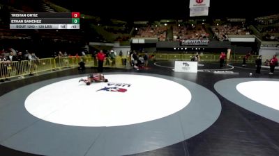 126 lbs Cons. Rd Of 32 - Ethan Sanchez vs Tristan Ortiz