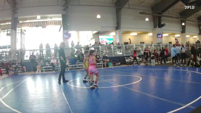 55 lbs Cons. Semi - Lilian Alejandra Guerrero, Silverback Wrestling Fort Worth vs Johnathan Johnson, Gladiators Academy Wrestling