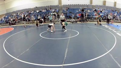 12U Boys - 86 lbs Cons. Round 3 - Ledge Hatinger, FHC Mat Club vs Cash Brock, Moen Wrestling Academy