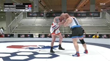 Masters D FS - 100 lbs 3rd Place Match - Chris Mangum, Pennsylvania vs Daren Phillipy, Las Vegas Wrestling Club