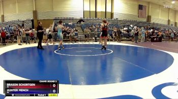 144 lbs Champ. Round 2 - Brason Schortgen, IN vs Hunter Mench, MI