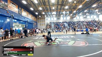 120 lbs Champ. Round 1 - Austin Pattillo, Bayside vs Adrian Day, Cocoa Beach